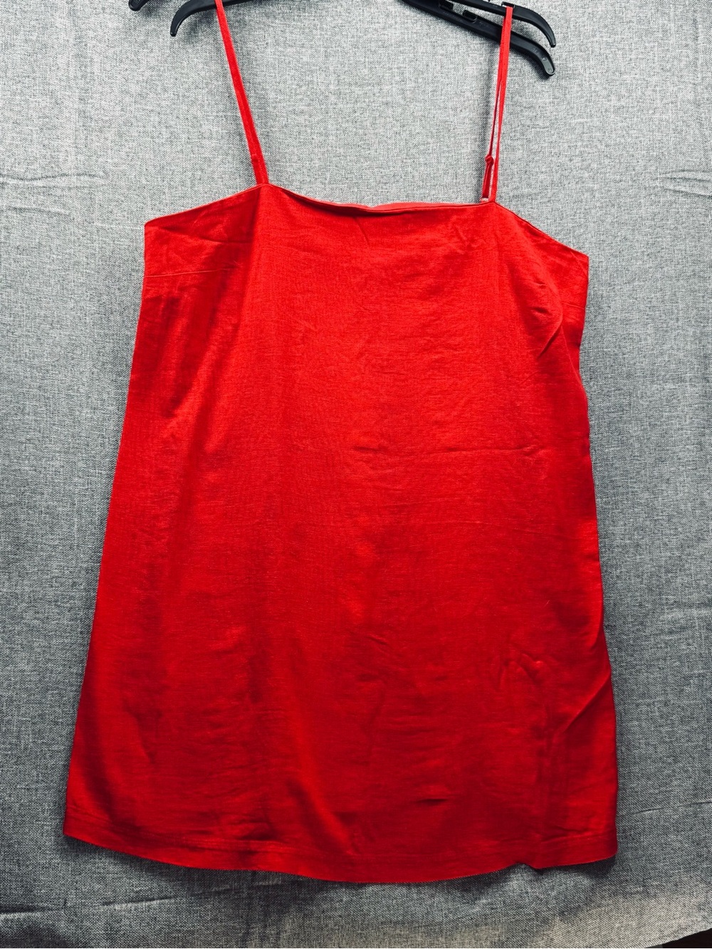 a new day Red Slip Chemise with Spaghetti Straps
